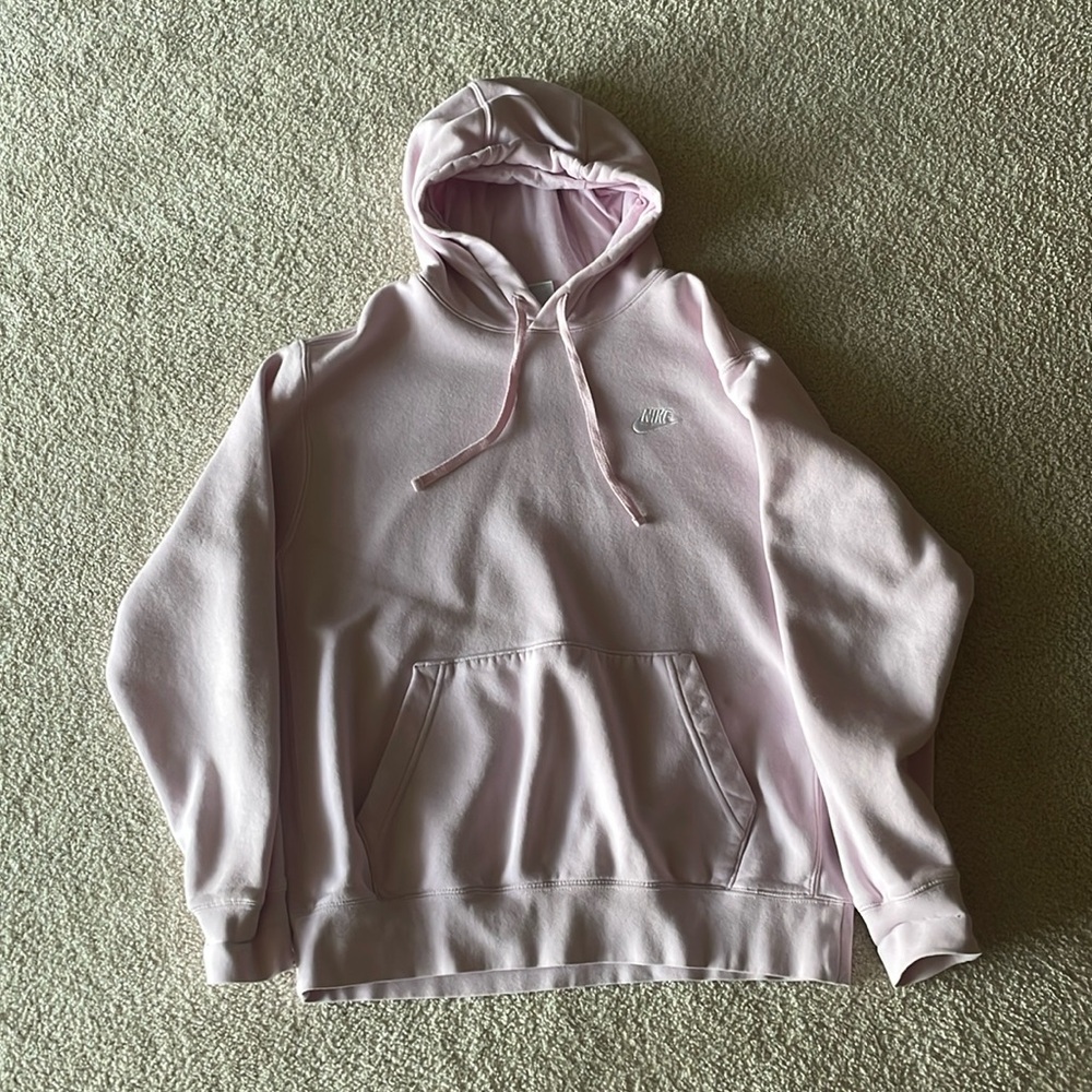 Pink Nike hoodie